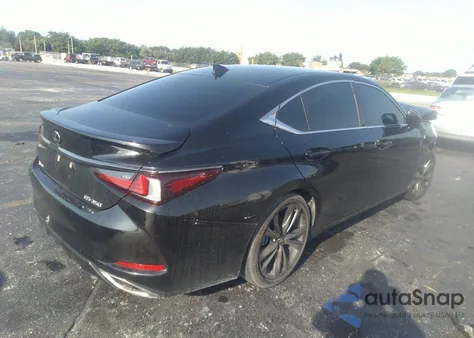 2019 Lexus Es 350 F Sport z USA, uszkodzony, nr VIN 58ABZ1B14KU019774